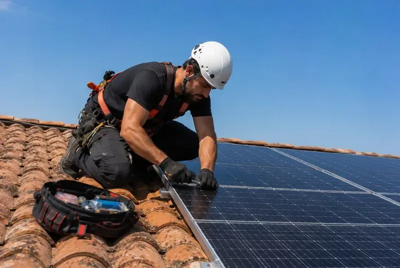 Maintenance et monitoring de panneaux solaires à Mittelhausbergen