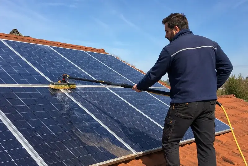 Nettoyage et entretien de panneaux solaires à Mittelhausbergen
